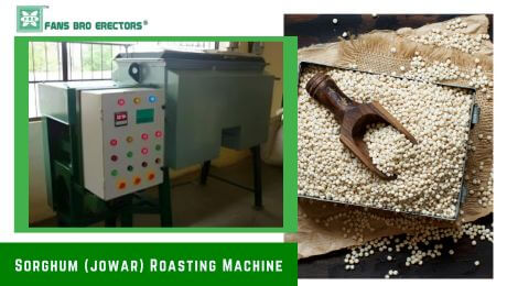 Sorghum (jowar) Roasting Machine